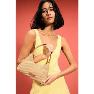 Mansur Gavriel Brown Mini Cindy Bag with Stain